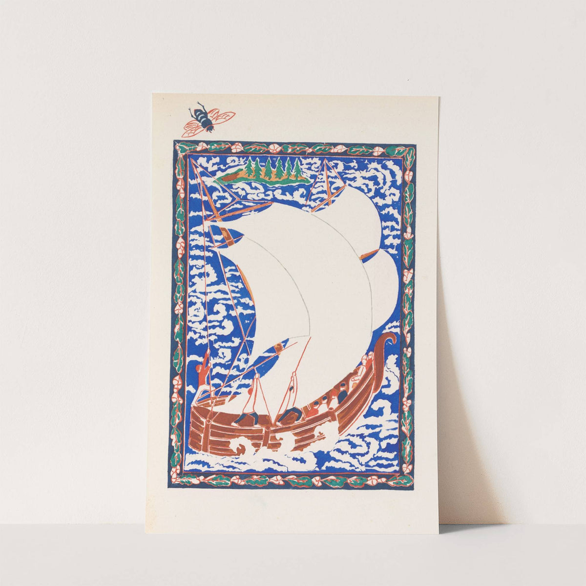 Conte de tsar Saltan et de son fils le glorieux et puissant prince Gvidon Saltanovitch, et de sa belle princesse Cygne pl 10 by Natalia Goncharova