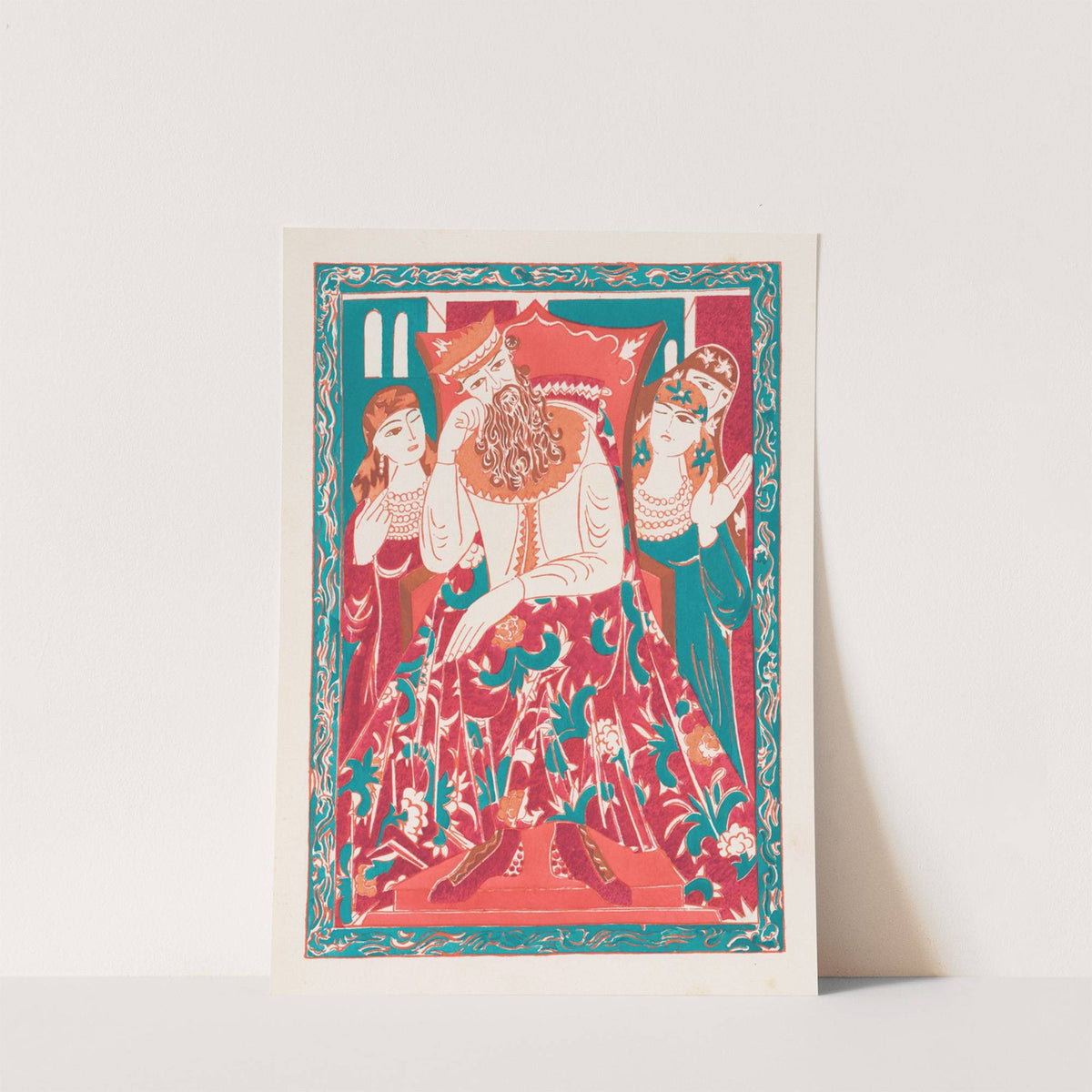 Conte de tsar Saltan et de son fils le glorieux et puissant prince Gvidon Saltanovitch, et de sa belle princesse Cygne pl 13 by Natalia Goncharova