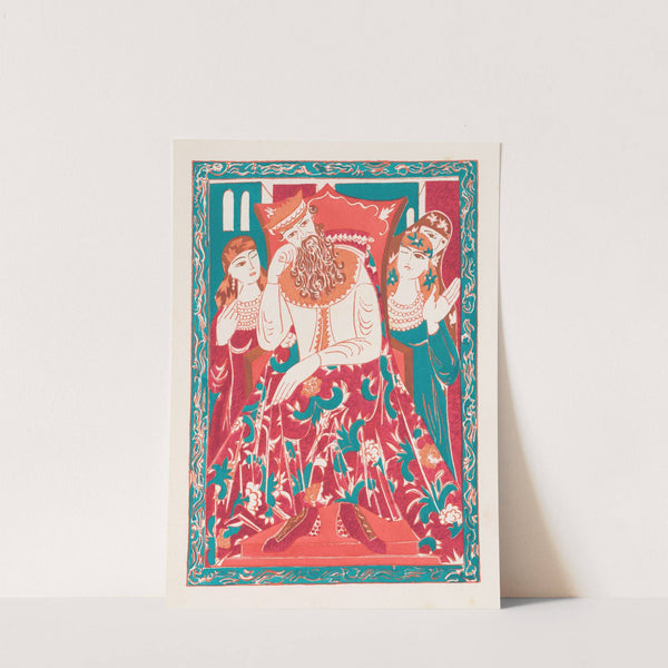 Conte de tsar Saltan et de son fils le glorieux et puissant prince Gvidon Saltanovitch, et de sa belle princesse Cygne pl 13 by Natalia Goncharova