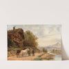 Conversation among Horse Experts on a Country Road by Ludwig Müller-Cornelius
