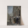 Conversation outside a Palace by Dirck Van Delen