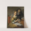 Conversation piece by Bartholomeus Maton