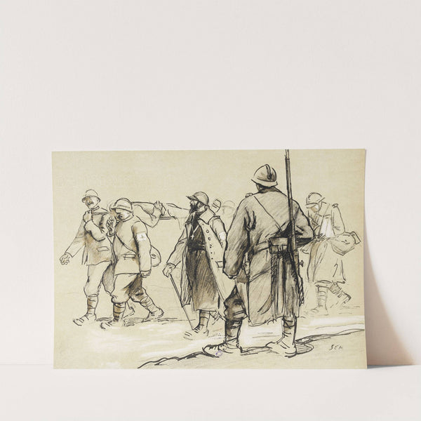 Convoi de blessés (1917-1918) by Georges Goursat (Sem)