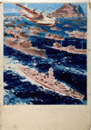 Convoy passing Gibraltar
