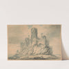 Conway Castle, Caernarvonshire by Edward Dayes