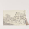 Conway, North Wales; The Castle and the Old College House by William Alexander