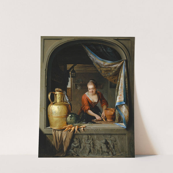 Cook At The Window by Willem Joseph Laquy
