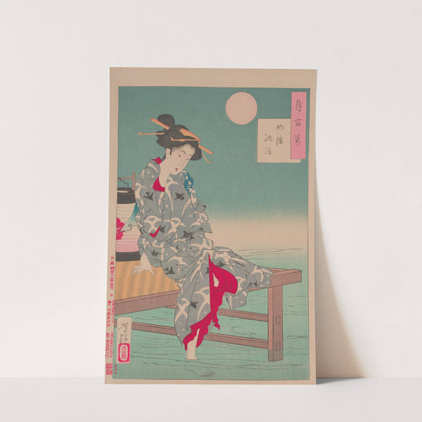 Cooling off at Shijo (Shijo noryo) by Tsukioka Yoshitoshi