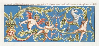 Copiato da un bellissimo fra momento antico trovato nella villa Adriana vicino Tivoli, al presente nel palazzo Farnese in Roma. (1783) — size preview