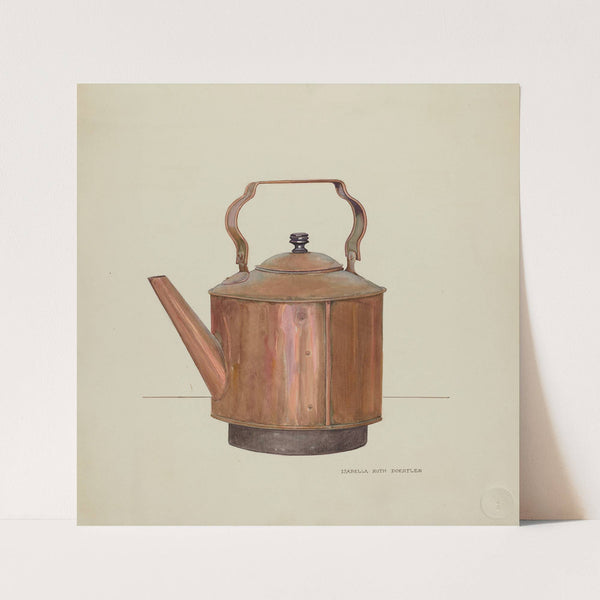 Copper Tea Kettle by Isabella Ruth Doerfler