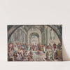 Copy after Rafael; The school of Athens by J.A. Jerichau