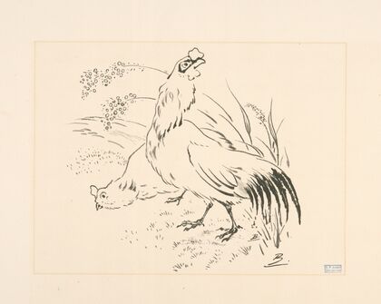 Coq et poule.