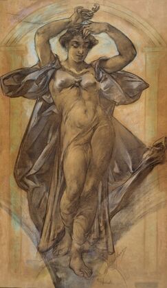 ‘Coral’ (Study for Mural, World’s Columbian Exposition, Chicago)
