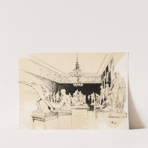 Corcoran Sculpture Gallery by Joseph Pennell