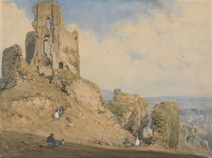 Corfe Castle, Dorset (1862)
