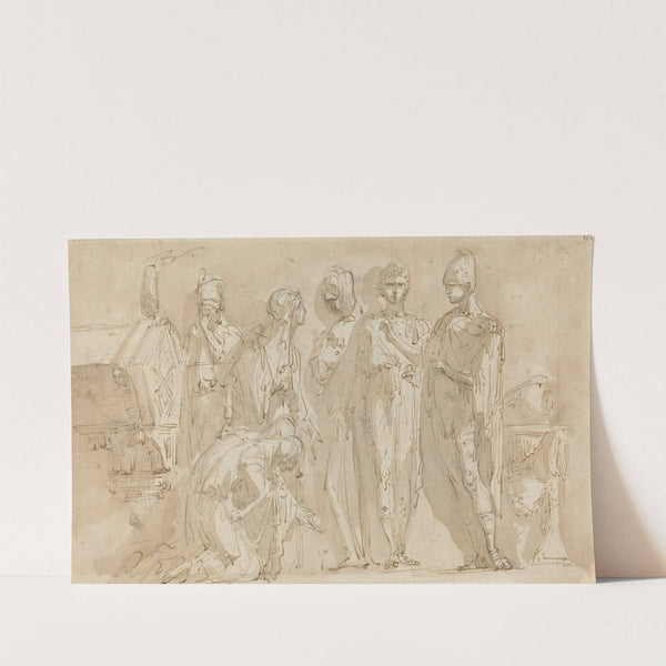 Coriolanus before the Women of Rome by Giuseppe Bernardino Bison