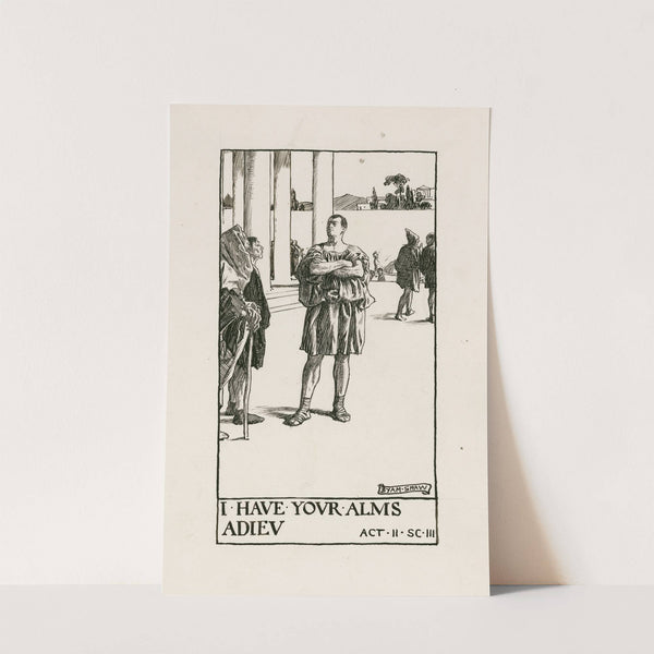 Coriolanus; I have you alms adieu Act II Scene III (1900) by Byam Shaw