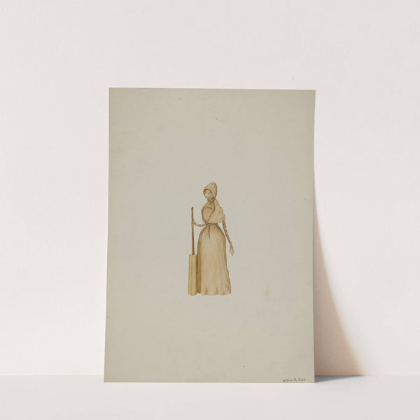 Corn Husk Doll by Wilbur M Rice