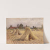 Corn Stooks by Bray Church by Heywood Hardy