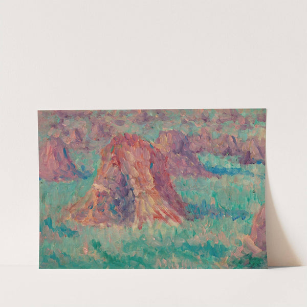 Corn Stooks, Poland by Robert Polhill Bevan