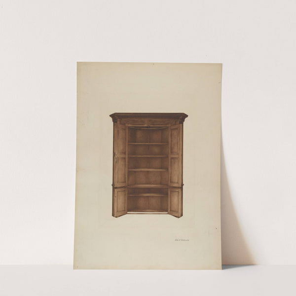 Corner Cupboard by George V. Vezolles
