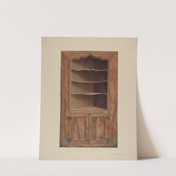 Corner cupboard by Leslie Macklem