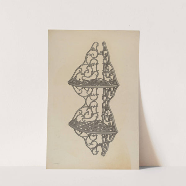 Corner Shelf Bracket (c. 1940) by Milton Grubstein
