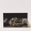 Corpse of Christ, oil study for the ‘Pietà’ (before 1891) by Franz von Stuck