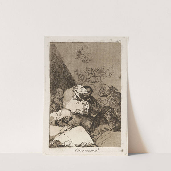 Correccion. (Correction.) (1796-1797) by Francisco de Goya