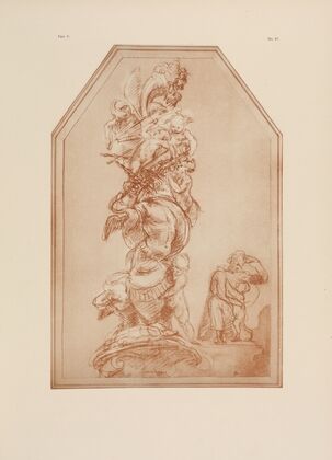 Correggio – Drawing of large pile of objects