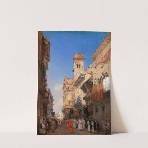 Corso Sant&#039;Anastasia, Verona by Richard Parkes Bonington