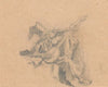 Cossack playing the balalaika, study of a figure for the painting “The Lisowczycy camp” (1872)