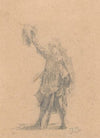Cossack with a cap in his hand, study of a figure for the painting “The Lisowczycy camp” (1872)