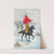 Cossacks on Horseback Bearing a Standard in a Winter Landscape by Adolf Baumgartner-Stoiloff