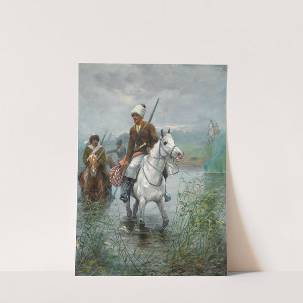 Cossacks on Horseback by Dmitri Petrovich Ventsenostsev