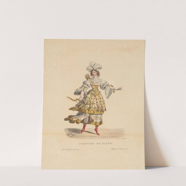 Costume de Diane (1821) by Hippolyte Lecomte