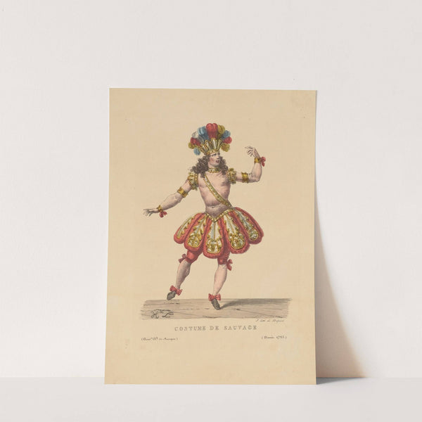 Costume de sauvage (1821) by Hippolyte Lecomte