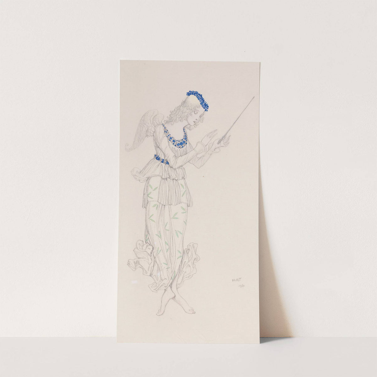 Costume Design For A Fairy From The Ballet The Sleeping Beauty (1916) by Léon Bakst