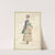 Costume Design for ‘Fourth Ballet Girl (Fraülein Hochspitz)’ (in long beige gown) (1901) by Percy Anderson