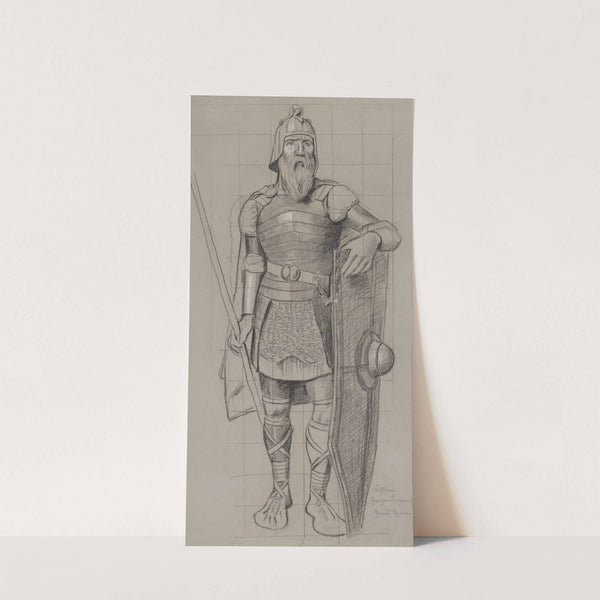 Costume Design for Hagen (1895 - 1897) by Hans Thoma