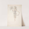 Costume Design for Lady with a Fan by Basil Crage