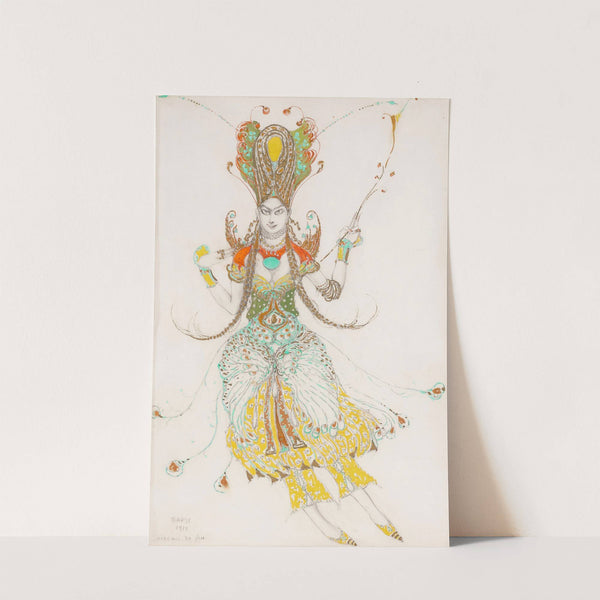 Costume design for Tamara Karsavina as &#039;L&#039;Oiseau de Feu&#039; by Léon Bakst