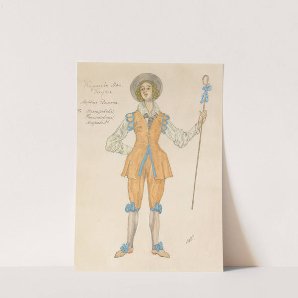 Costume Design For The May Queen III by Alexander Yakovlevich Golovin