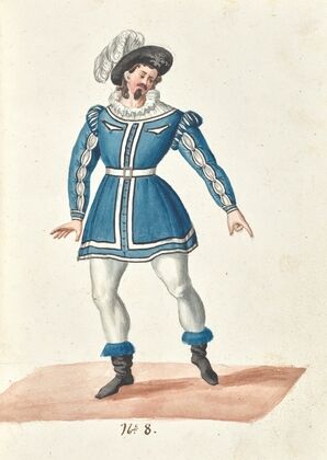 Costume designs for the ballet La Pastorella Svizzera Pl.8 — size preview