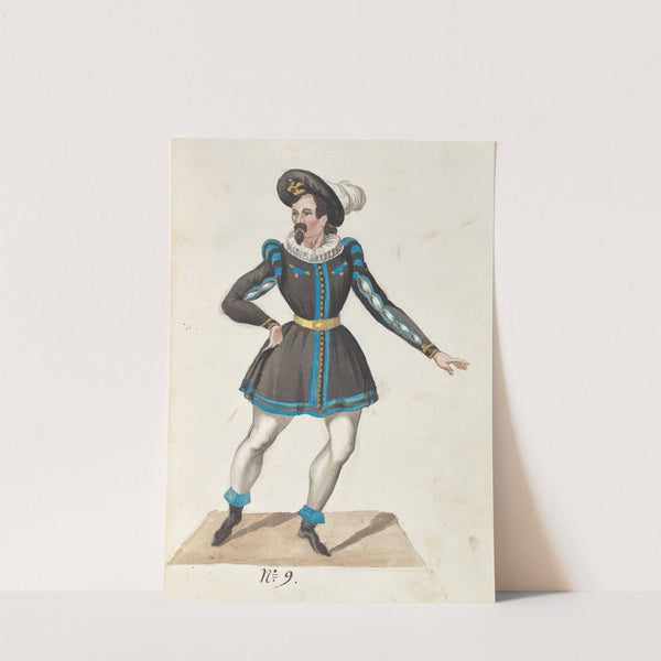 Costume designs for the ballet La Pastorella Svizzera Pl.9 by Vincenzo Battistini