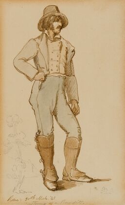 Costume of a Bandit, Rome (1841)