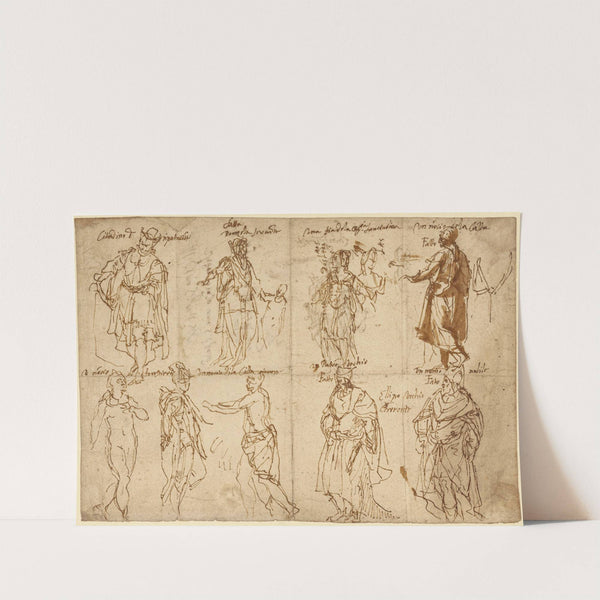 Costume Studies for Sophocles&#039; &#039;Oedipus Tyrannus&#039; by Paolo Veronese