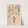 Costume Study by Friedrich Carl von Scheidlin