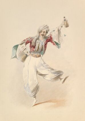 Costume Study for Pedrillo in the ‘Abduction from the Seraglio’ by W.A. Mozart