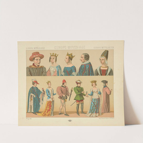 Costumes civils de la noblesse francaise (1876-1888) by Auguste Racinet